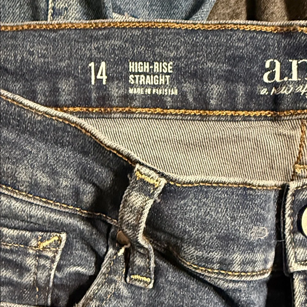 a.n.a Deep Indigo Straight Jeans - Picture 3 of 5